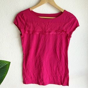 Ann Taylor Pink Blouse sz Small